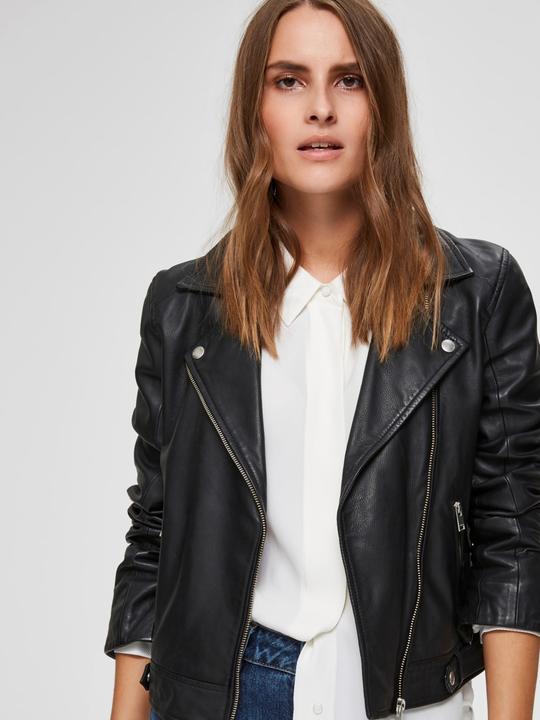 Produktbild Selected Femme Lamm Lederjacke (40)