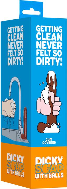 Actual product image Doc Johnson Dicky Soap With Balls - Cum Covered