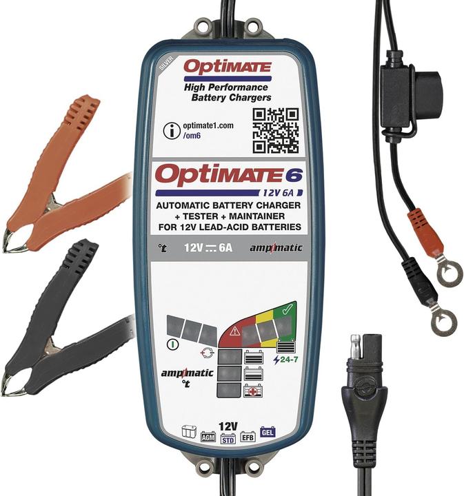 Actual product image Tecmate 6 Ampmatic (12V, 6 A)