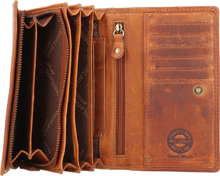 Immagine prodotto Greenland Nature Portafoglio Soft & Safe in pelle 16 cm RFID