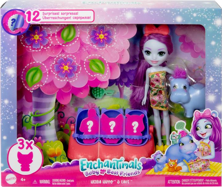 Produktbild Mattel Hippo Et Bebes Enchantimals