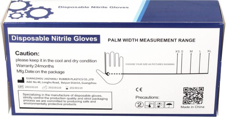 Immagine prodotto Tool Brothers Guanti monouso in nitrile - in dispenser / neri 100 pezzi Taglia S / Small / non sterili (S)