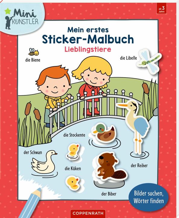Produktbild Mein erstes Sticker-Malbuch: Lieblingstiere
