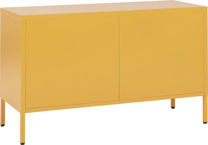 Image du produit Beliani Buffet jaune 2 portes URIA (100 x 40 x 65 cm)