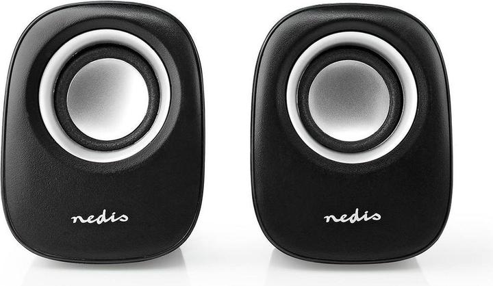 Produktbild Nedis PC-Lautsprecher - schwarz/silber