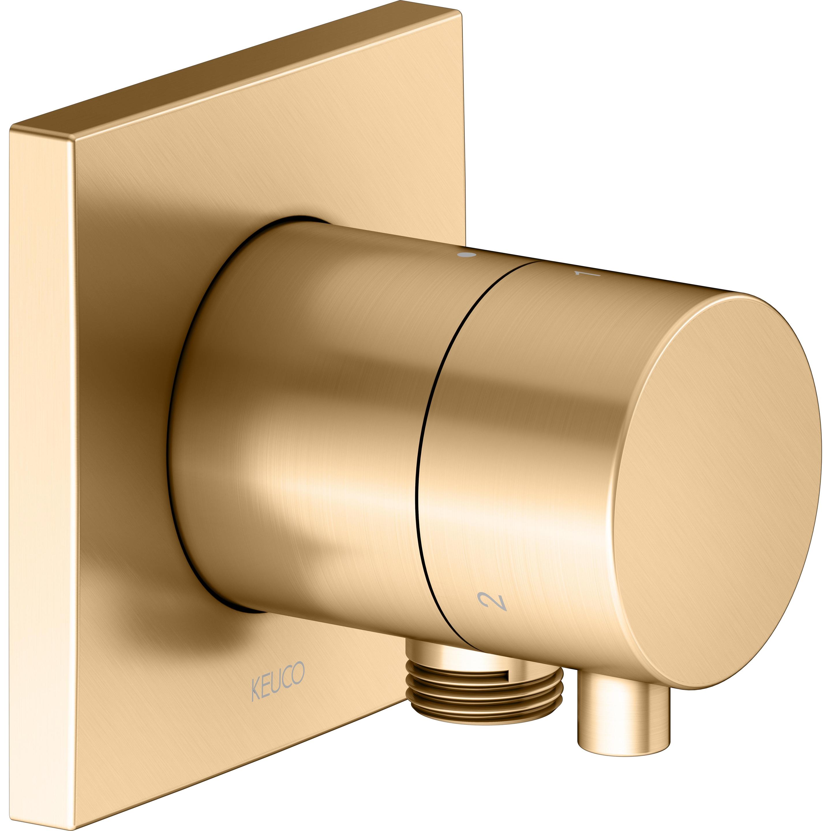 Keuco, Badarmatur, IXMO Umstellventil UP 3 Verbraucher, Schlauchanschluss mit Comfort Griff, ohne Absperrung, Ros