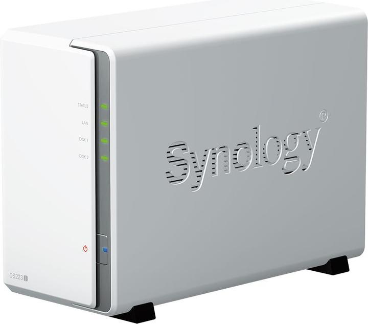 Actual product image Synology DS223j 2Bay 8TB NAS with 2x 4TB HAT3300-4T HDD (2 x 4 TB)