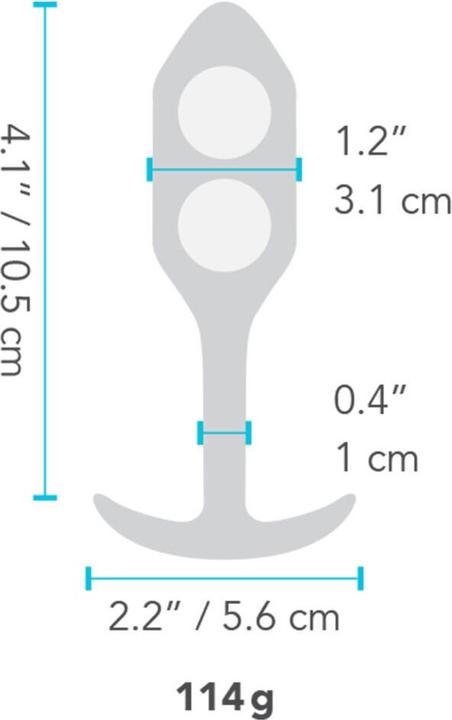 Image du produit Earthly Body B-Vibe - Snug Plug 2 Coral