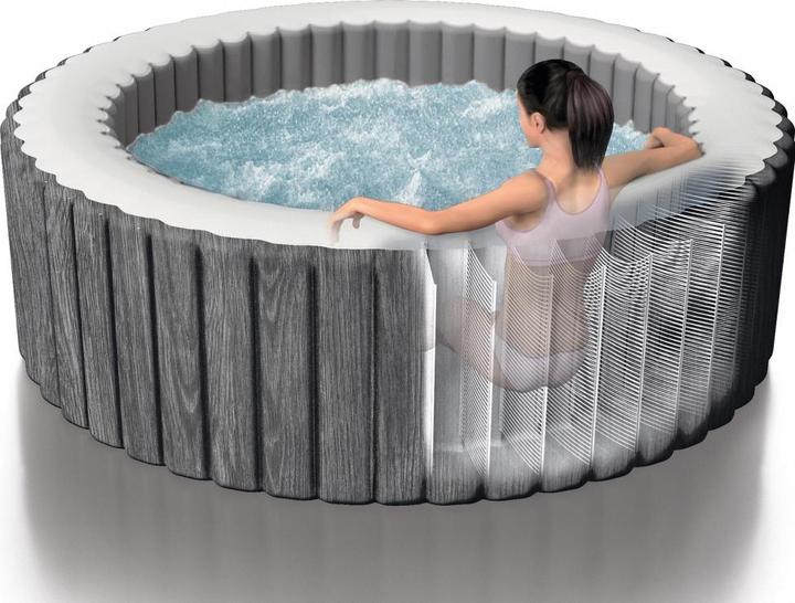 Actual product image Intex 6-Person Greywood Deluxe Round Bubble Spa Set (6 Persons)