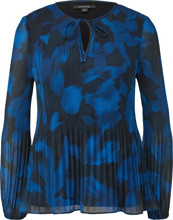 Produktbild Comma Bluse Chiffonbluse mit Plisseefalten (34)