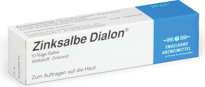 Produktbild Engelhard Arzneimittel Zinksalbe Dialon, 25 g Salbe