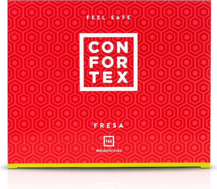 Produktbild Confortex Erdbeerkondom 144 Einheiten (144 Stk.)
