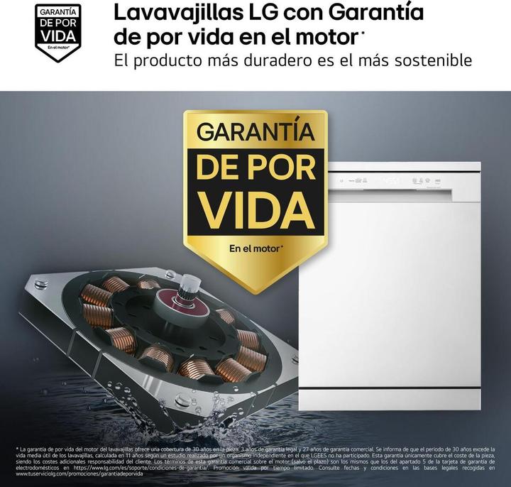 Produktbild LG Geschirrspüler DF142FW 5P QUADWASH 60 cm Weiss