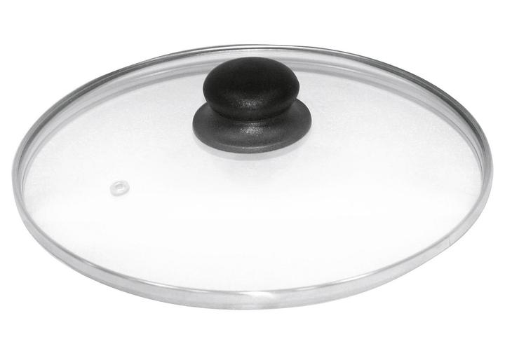 Actual product image Axentia Glass lid, stainless steel rim, Ø 28 cm (28 cm, Metal, Glass)