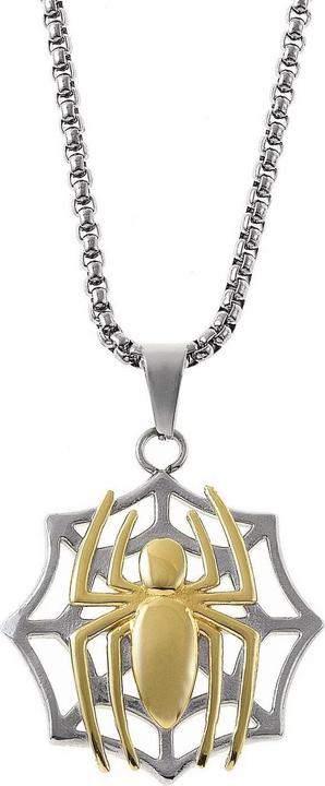 Actual product image Disney Stylish steel necklace Spider Man Marvel C600768L-M.CS (Steel)
