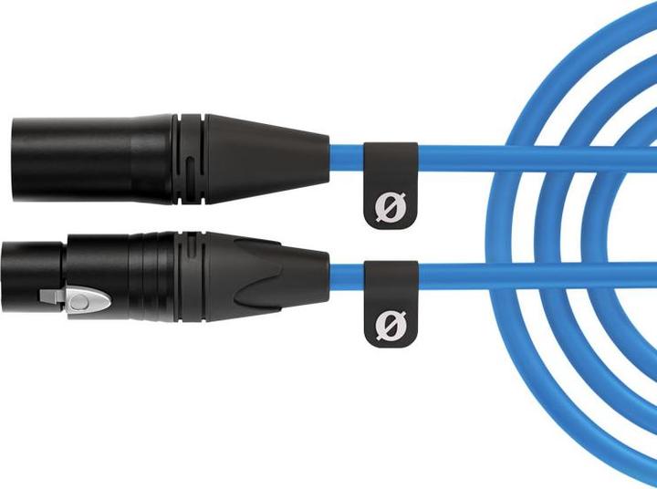 Productafbeelding RØDE XLR3M-B XLR kabel 3m blauw (nieuw) (3 m, XLR)