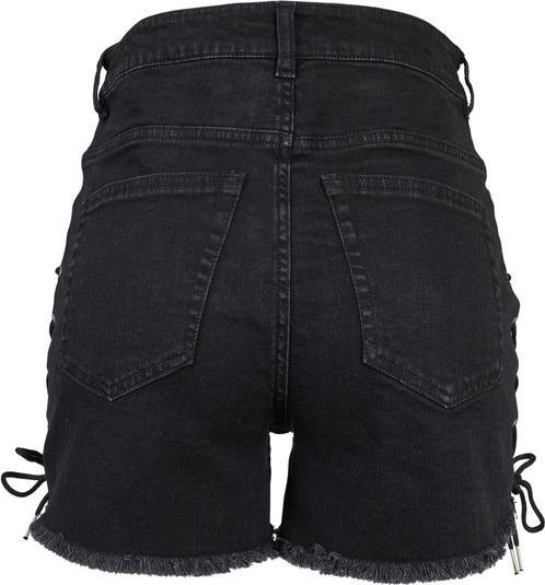 Produktbild Urban Classics Ladies Highwaist Denim Lace Up Shorts (29)