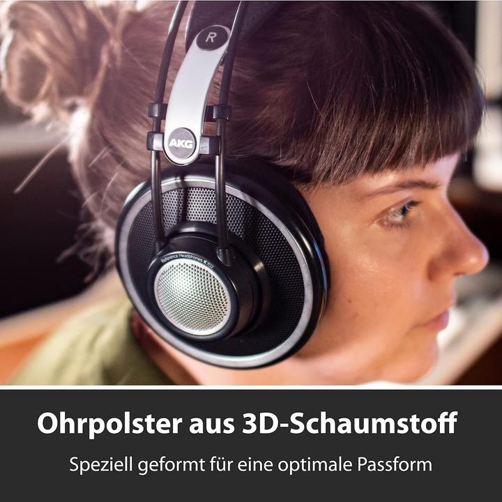 Actual product image AKG K702 Premium Open Studio Reference OverEar Headphones No Bluetooth (Cable)