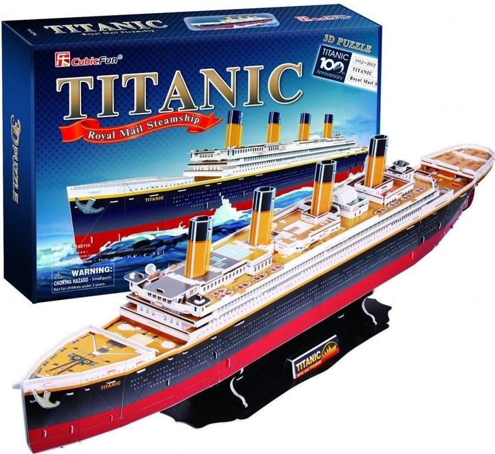 Image du produit Cubicfun Cubic Fun 3D Puzzle Titanic Grand (113 pièces)