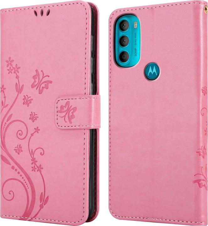 Produktbild Cadorabo Flower Book Hülle (Motorola Moto G71 5G)