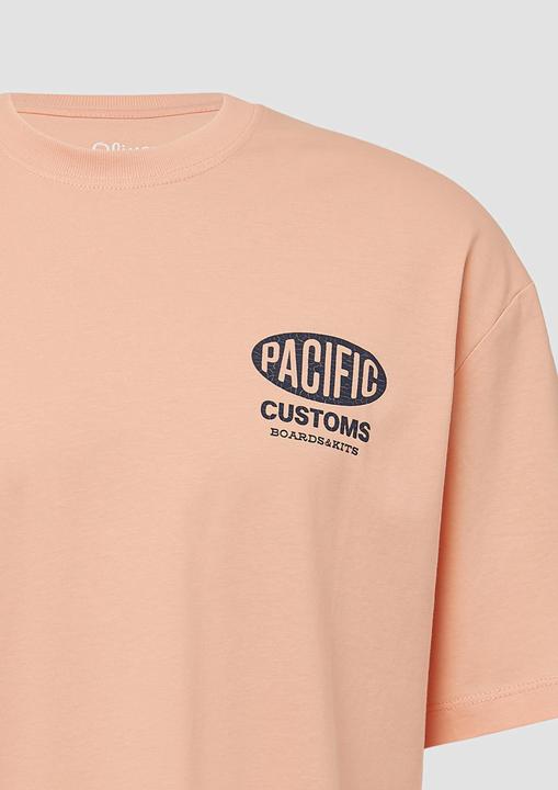 Produktbild S.Oliver T-Shirt T-Shirt im Relaxed Fit mit Front- und Rückenprint (XXL)