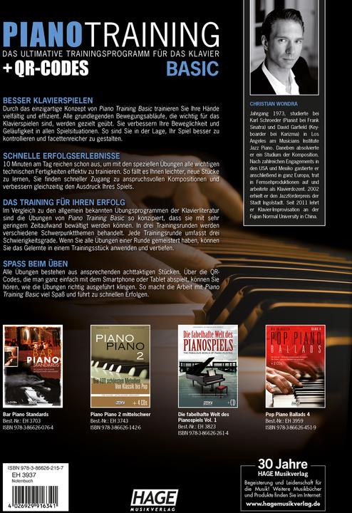 Produktbild Piano Training Basic (mit CD) (Deutsch, Christian Wondra, 2012)