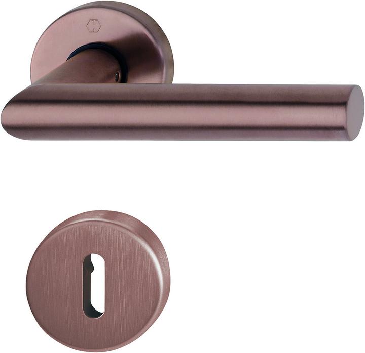 Copper-coloured satin finish