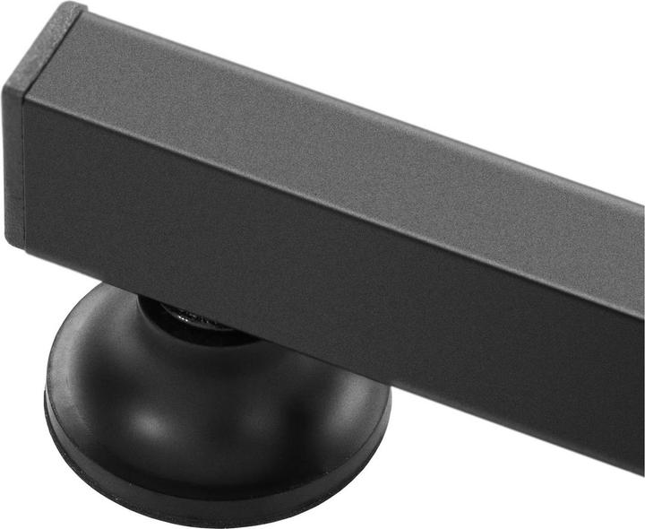 Produktbild Physa Beinstütze Pediküre Beinauflage Fussstütze Fusspflege Kosmetikstudio Schwarz 80 kg (24 x 22 cm)