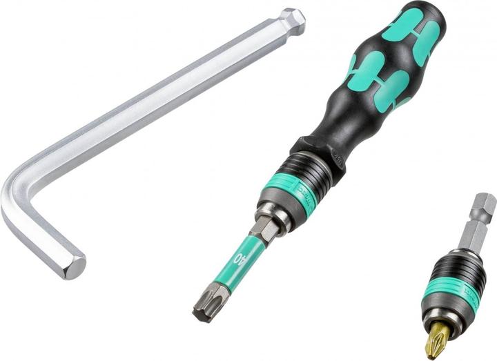 Actual product image Wera Kraftform Kompakt 100 (Hexagon socket TX M10, Hexagon socket TX M15, Hexagon socket TX M20, Hexagon socket TX M30, Cross Phillips PH M1, Cross Phillips PH M2, Hexagon socket TX M25, Hexagon socket TX M40, Cross Pozidriv PZ M1, Cross Pozidriv PZ M2, Cross Phillips PH M3, Cross Pozidriv PZ M3)