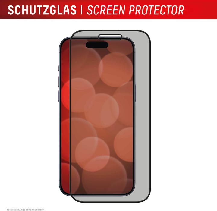 Produktbild Displex Privacy Glass, Privacy Full Cover Panzerglas (1 Stk., Apple iPhone 16)