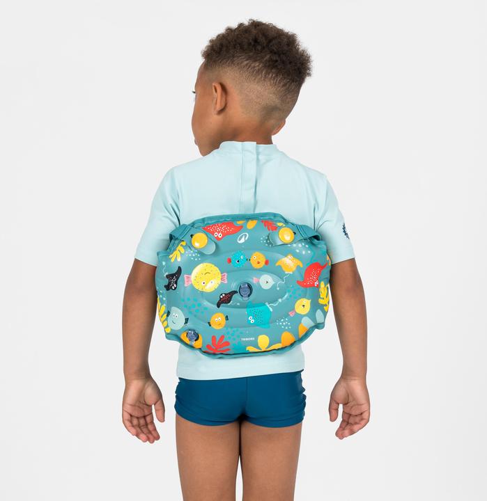 Image du produit Nabaiji Brassards ceinture évolutifs de piscine Enfant 15-30kg - Tiswim allwish bleu
