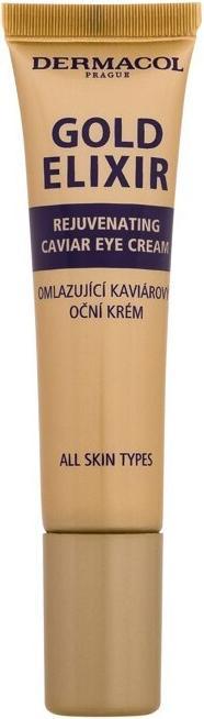 Dermacol Gold Elixir Rejuvenating Caviar Eye Cream (Augenpflege Crème, 15 ml, Tag + Nacht)
