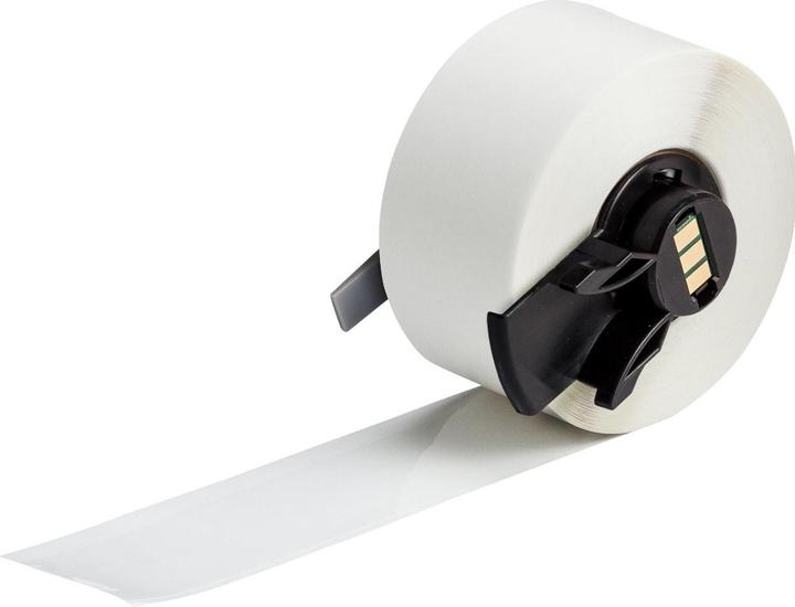 Actual product image Brady M6C-1000-432, polyester, transparent, glossy, 25.40 mm x 15.24 m, permanent, continuous (2.54 cm)