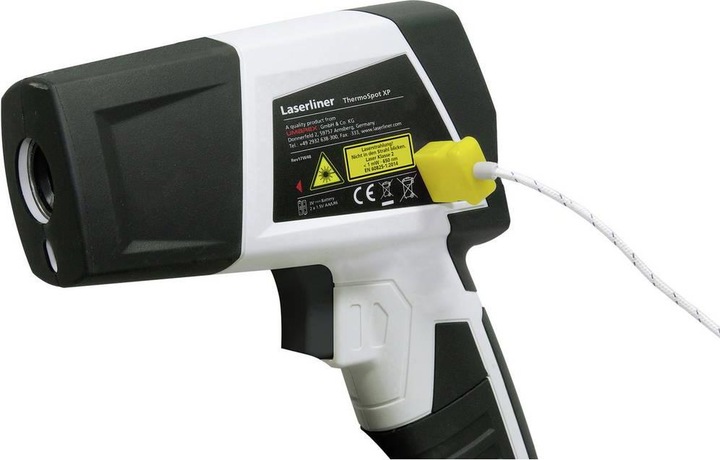 Produktbild Laserliner Infrarot-Thermometer ThermoSpot XP (-40°-1500°C50:1, K-type, USB, BLE)