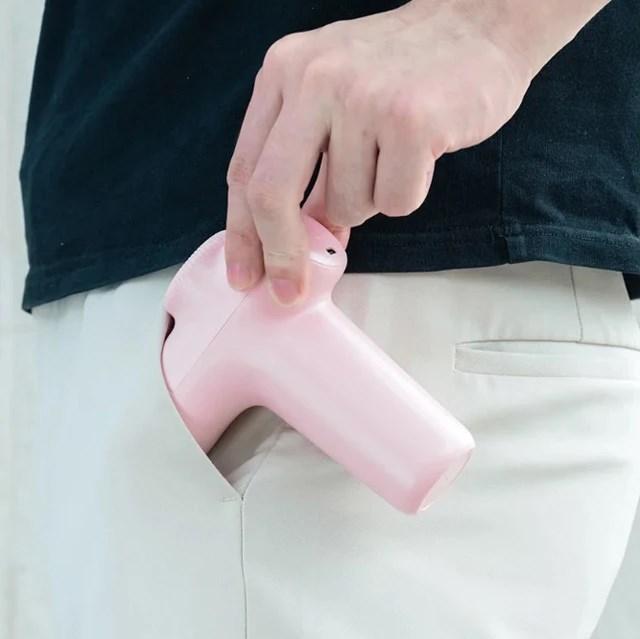 Immagine prodotto Havit - Mini Massage Gun (MG1508) - 7.4V, 15W, 3000RPM, 1500mAh - Black (5 Passi, 120 min)