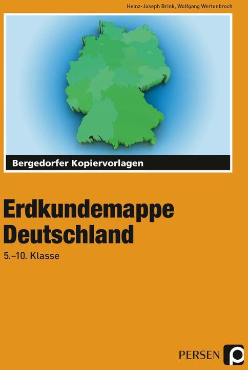 Produktbild Erdkundemappe Deutschland (Deutsch, Heinz-Joseph Brink, Wolfgang Wertenbroch, 2018)