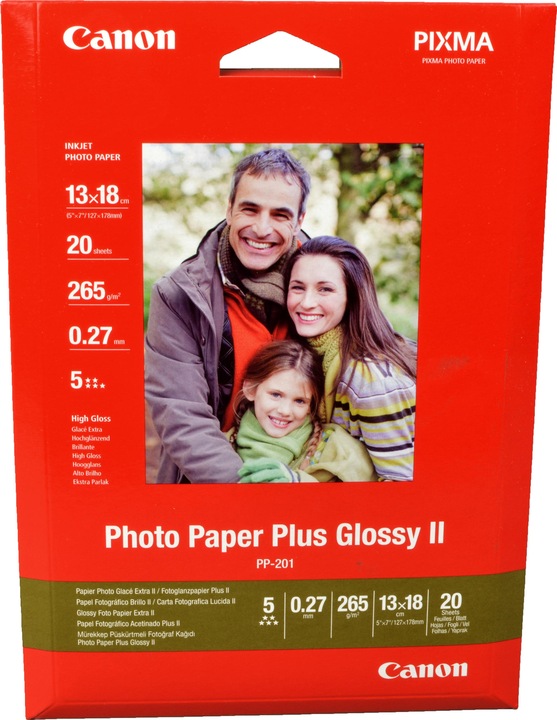 Canon PP-201 Plus Glossy II (260 g/m², 13 x 18 cm, 20 x)