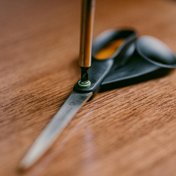 Actual product image Fiskars Scissors Recycling 17cm 1074543 black, right-handed (17 cm)