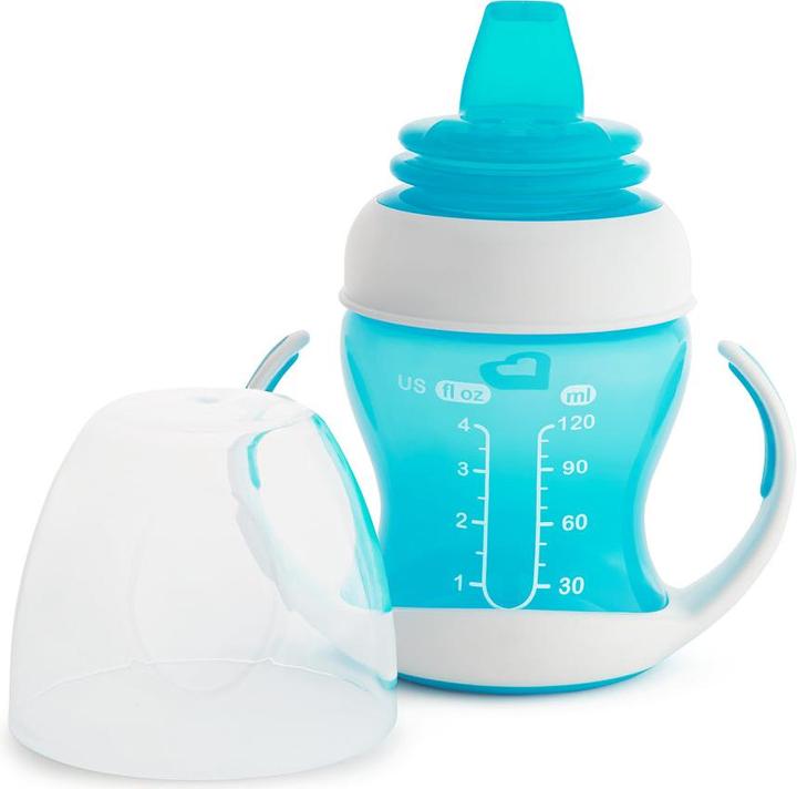Image du produit Munchkin Gobelet Gentle Transition Trainer, 4m+, 118ml, bleu, 012549WW (118 ml)