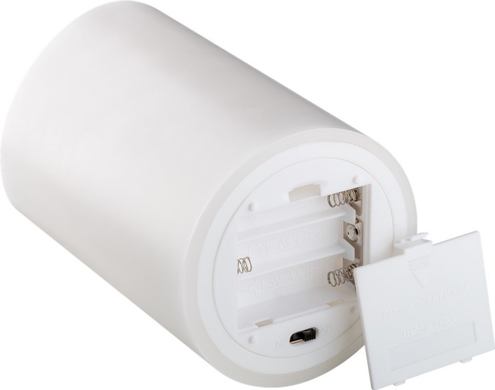 Produktbild Goobay LED-Echtwachs-Kerze, weiss, 10 x 15 cm (1 x)