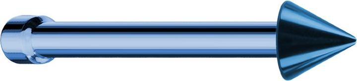 Produktbild Star Piercing Nasenstecker gerade dunkelblau mit Cone (ohne Messing, Chirurgenstahl 316L)