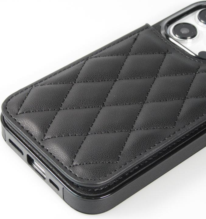 Produktbild PhoneLook Hülle Silikon case mit Oberfläche und aufklappbarem Portemonnaie (Apple iPhone 15 Pro)