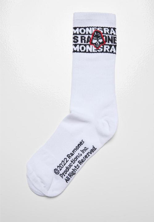 Produktbild Merchcode Ramones Skull Socks 2-Pack - 19829 (2er Pack, 35 - 38)
