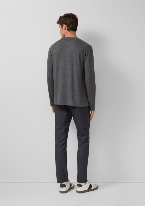Produktbild s.Oliver T-Shirt Softes Longsleeve in Melange-Optik (S)