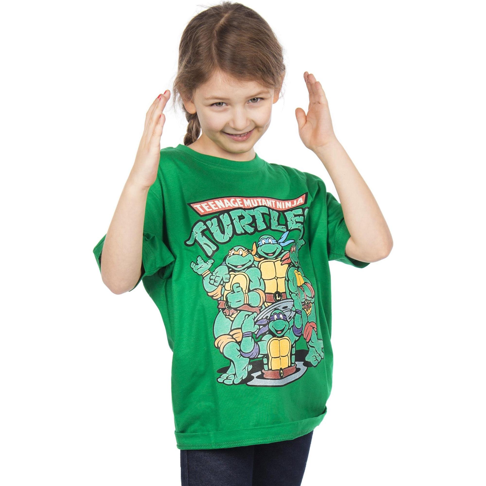 Thumbnail - Metamorph Turtles Kinder Shirt (152)