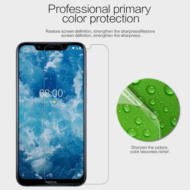 Actual product image Nillkin Super Clear Series Protective Film (1 Piece, Nokia 8.1)