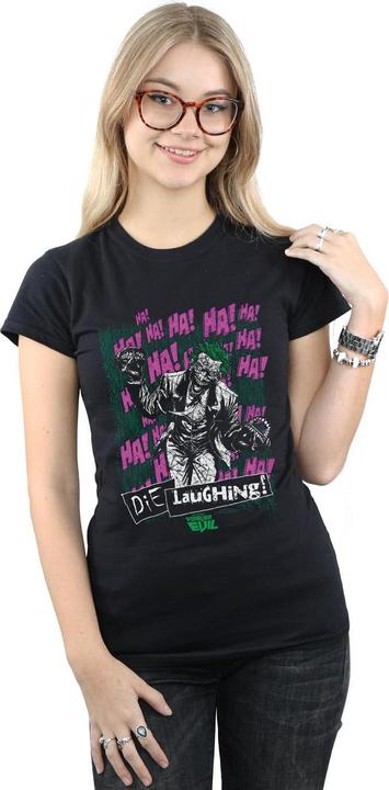 Image du produit - T-shirt JUSTICE LEAGUE JOKER DIE LAUGHING - Femme (M)