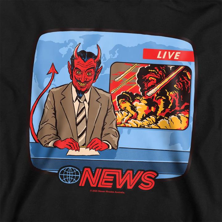 Produktbild Steven Rhodes Breaking News Kapuzenpullover (116)