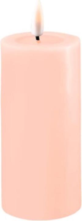 Deluxe Homeart Bougie ronde LED rose clair (1 x)