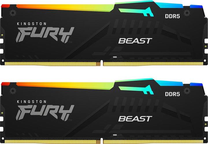 Produktbild Kingston FURY Beast RGB (2 x 16GB, 5200 MHz, DDR5-RAM, DIMM)